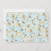 Pirate Birthday Party Invitation Kaart (Achterkant)