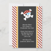 Pirate Birthday Party Invitation Kaart (Voorkant)