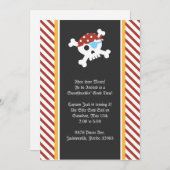 Pirate Birthday Party Invitation Kaart (Voorkant / Achterkant)