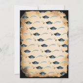 Pirate Birthday Party Invitation Kaart (Achterkant)