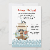 Pirate Birthday Party Invitation Kaart (Voorkant)