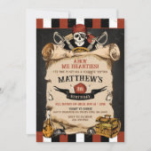 Pirate Birthday Party Invitation Kaart (Voorkant)