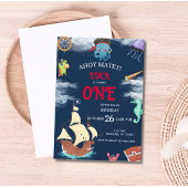 Pirate Birthday Party Invitation Kaart