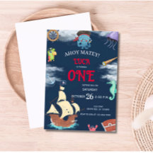 Pirate Birthday Party Invitation
