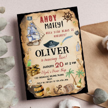 Pirate Birthday Party Invitation