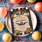 Pirate Birthday Party Invitation Kaart