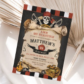 Pirate Birthday Party Invitation Kaart