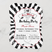 Pirate Birthday Party Invitation Kaart (Voorkant / Achterkant)