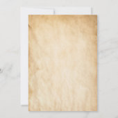 Pirate Birthday Party Kaart (Achterkant)