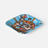 Pirate Birthday Party Papieren Bordje (Gebogen)