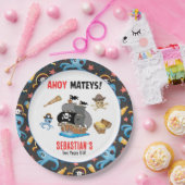 Pirate Birthday Party Papieren Bordje (Feest)
