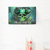 Pirate Birthday Party Schedel Kapitein Jack Spandoek (Insitu)