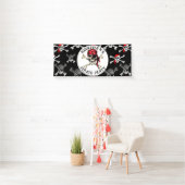 Pirate Birthday Party Skulls Spandoek (Insitu)