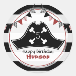 Pirate Birthday Party Sticker