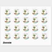 Pirate Birthday Party Sticker (Vel)