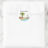 Pirate Birthday Party Sticker (Tas)