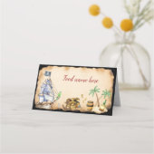 Pirate Birthday Party Tent Place Card Plaatskaartje (Voorkant)