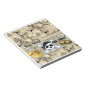 Pirate Birthday Snoep Bar Wrapper Party Favor Notitieblok (Schuin)