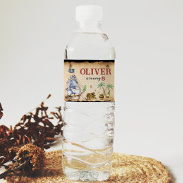 Pirate Birthday Water Fles Label Waterfles Etiket
