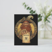 Pirate Black Spot - Vervolgd Briefkaart (Staand voorkant)