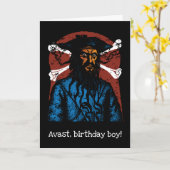 PIRATE BLACKBEARD KAART (Gele Bloem)