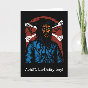  PIRATE BLACKBEARD KAART