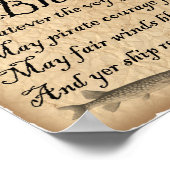 Pirate Blessing Kinder Pirates Poster (Hoek)