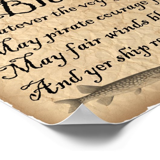 Pirate Blessing Kinder Pirates Poster (Hoek)