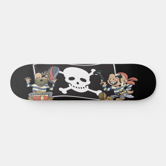 Pirate Blokes Persoonlijk Skateboard (Horizontaal)