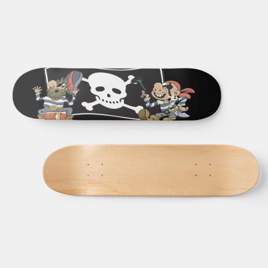 Pirate Blokes Persoonlijk Skateboard (Horizontaal)