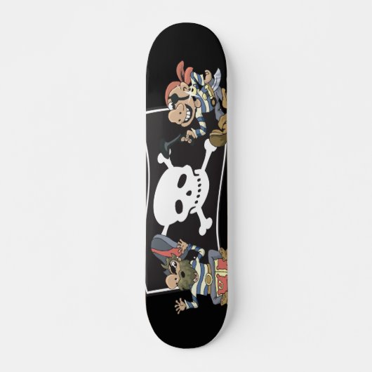Pirate Blokes Persoonlijk Skateboard (Voorkant)
