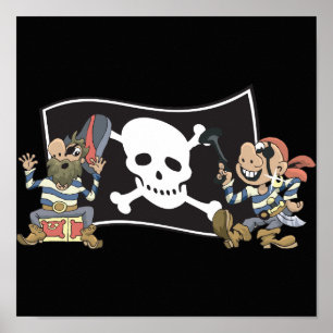 Pirate Blokes Poster