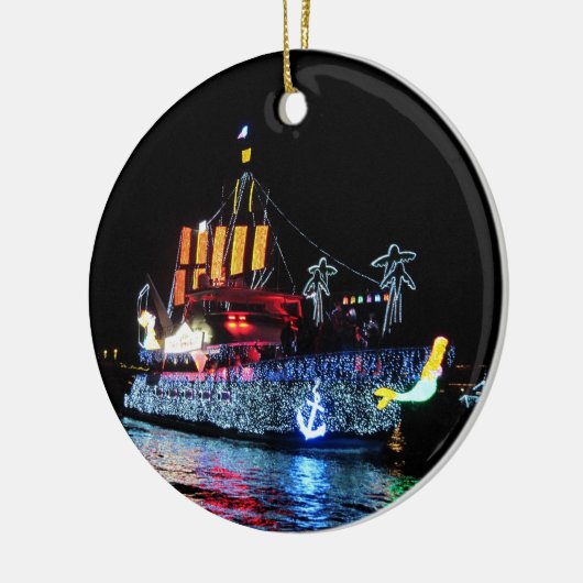 Pirate Boat Ornament (Links)
