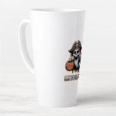 Pirate Boo – Spooky Cute Halloween Ghost sword Latte Mok (Linkerhoek)
