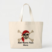 Pirate Booty Bag Grote Tote Bag (Voorkant)