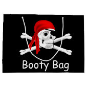Pirate Booty Bag Lg Gift Bag Groot Cadeauzakje (Achterkant)