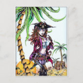 Pirate Booty Briefkaart (Voorkant)