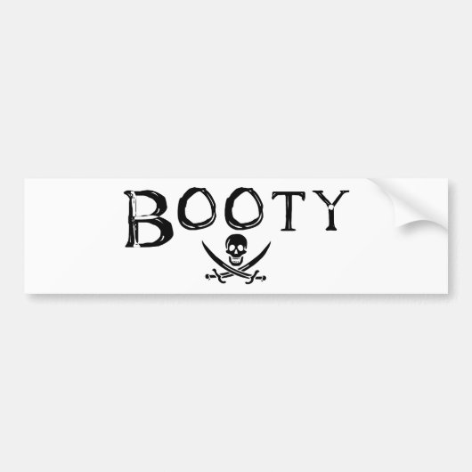 Pirate Booty Bumpersticker (Voorkant)