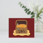 Pirate Booty Treasure Chest Briefkaart (Staand voorkant)