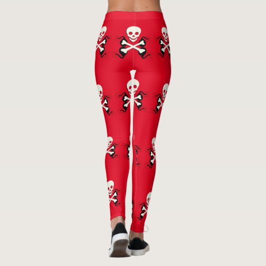 Pirate Botten Skull Leggings (Achterkant)