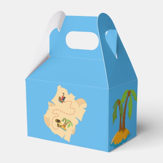 Pirate Boy Beach Summer Kinderen Pool Birthday Par Bedankdoosjes (Achterkant)