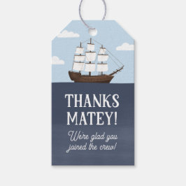 Pirate Boy Birthday Cadeaulabel