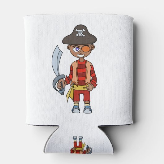 Pirate Boy Blikjeskoeler (Achterkant)