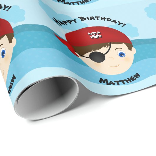 Pirate Boy Cadeaupapier (Rol Hoek)