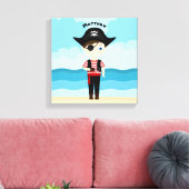 Pirate Boy Canvas Afdruk (Insitu (Woonkamer))