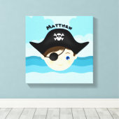 Pirate Boy Canvas Afdruk (Insitu (Houten vloer))