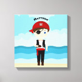 Pirate Boy Canvas Afdruk (Voorkant)