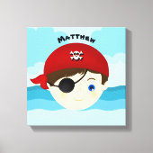 Pirate Boy Canvas Afdruk (Voorkant)