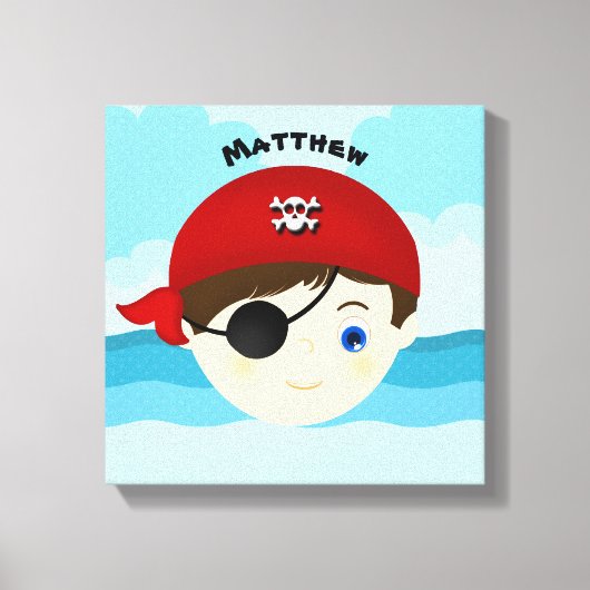 Pirate Boy Canvas Afdruk (Voorkant)