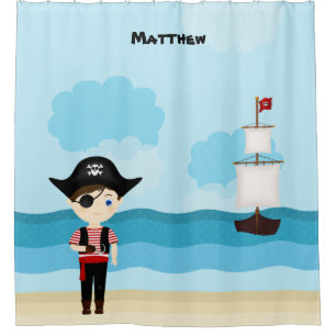 Pirate Boy Douchegordijn